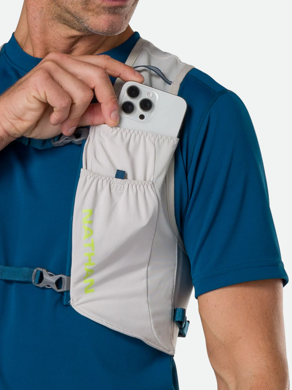 Nathan Sports Pinnacle Featherlite 1.5L Hydration Vest - Vapor Grey