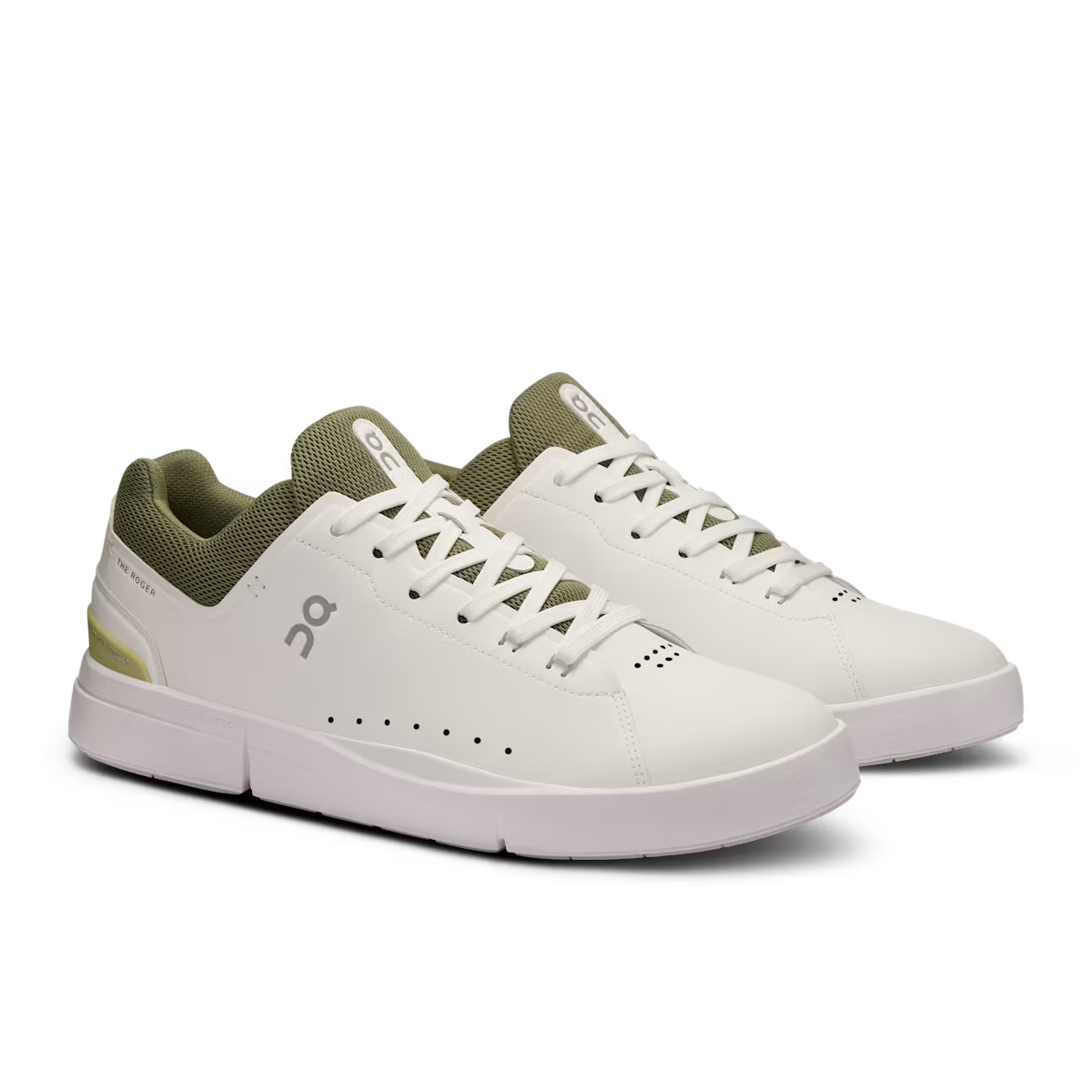 On Men The Roger Advantage - White / Olive