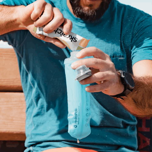 Explore HydraPak SoftFlask™ 250ml 2-Pack - Malibu Blue for trail, outdoor & lifestyle use | Liv Activ Singapore