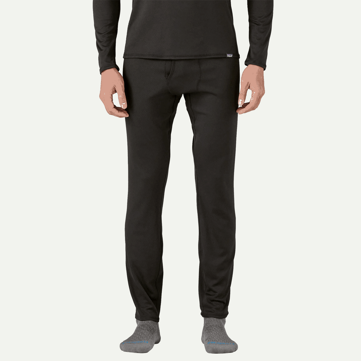 Explore Patagonia Men Capilene® Midweight Bottoms - Black for trail, outdoor & lifestyle use | Liv Activ Singapore