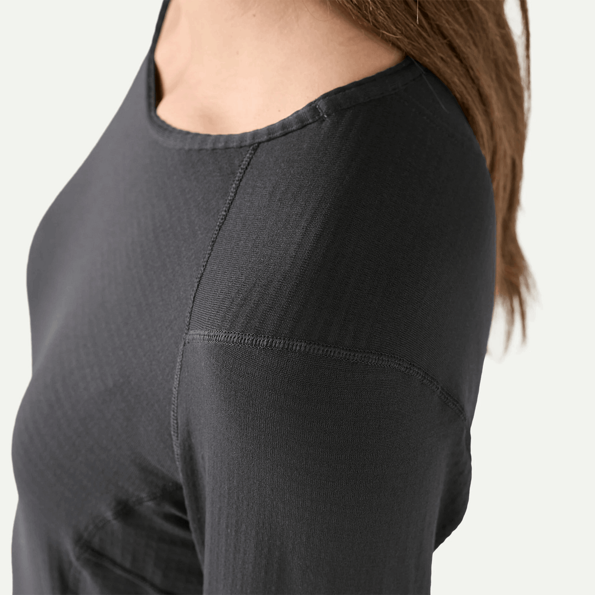 Explore Patagonia Women Capilene® Thermal Weight Crewneck - Black for trail, outdoor & lifestyle use | Liv Activ Singapore