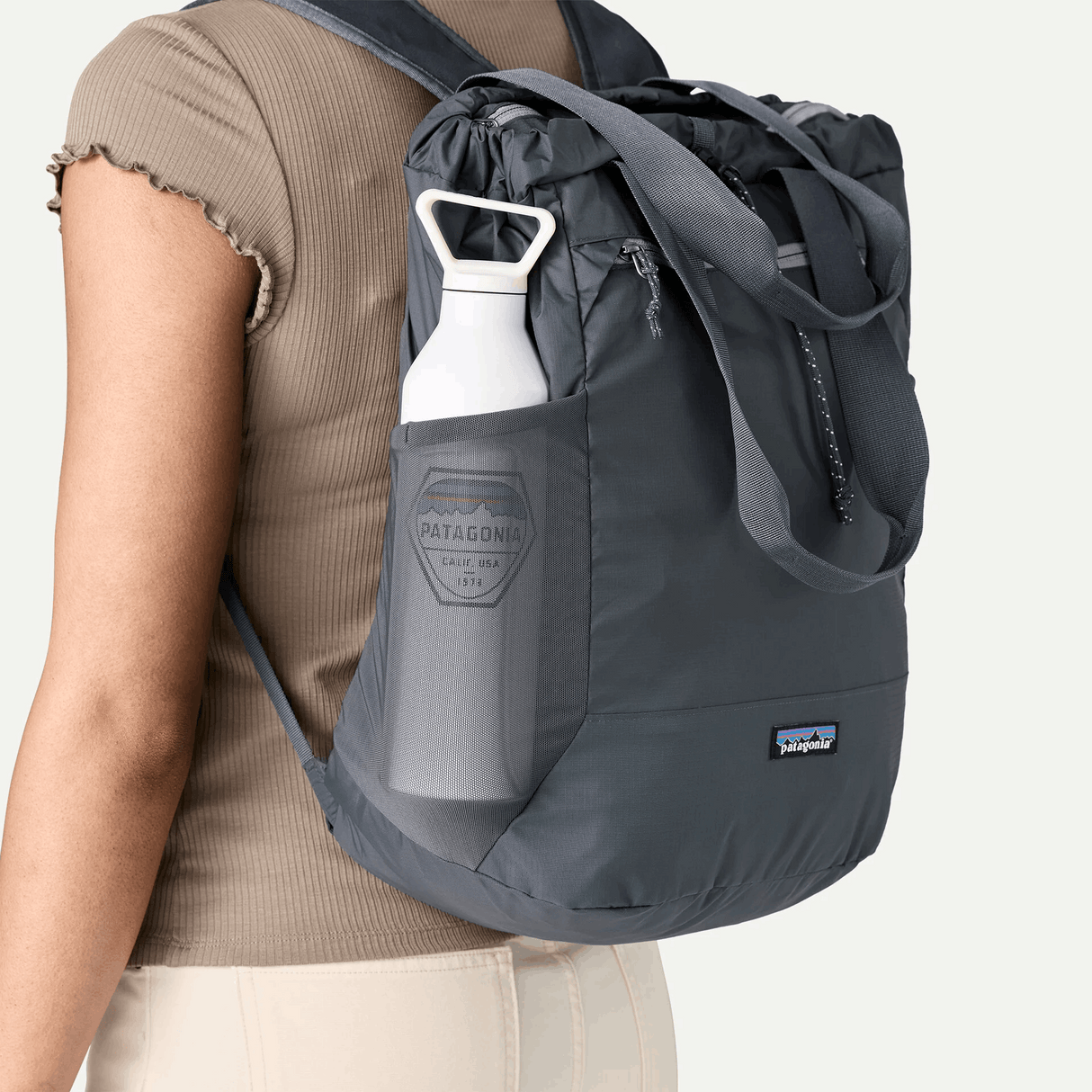Explore Patagonia Terravia Tote Pack 24L - Smolder Blue for trail, outdoor & lifestyle use | Liv Activ Singapore