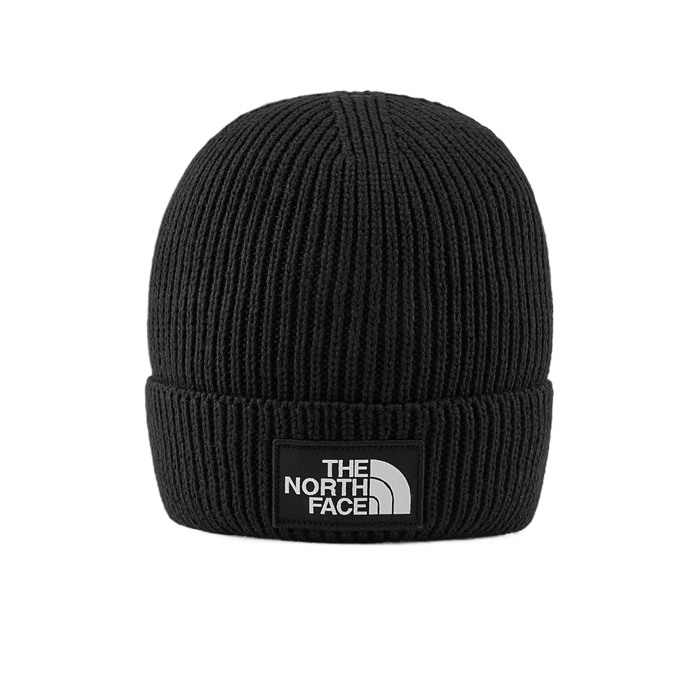 The North Face Unisex Logo Box Cuffed Beanie - TNF Black