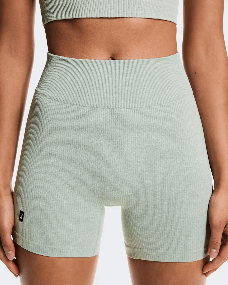 Explore On Women Studio Knit Shorts - Mineral / Heather for trail, outdoor & lifestyle use | Liv Activ Singapore