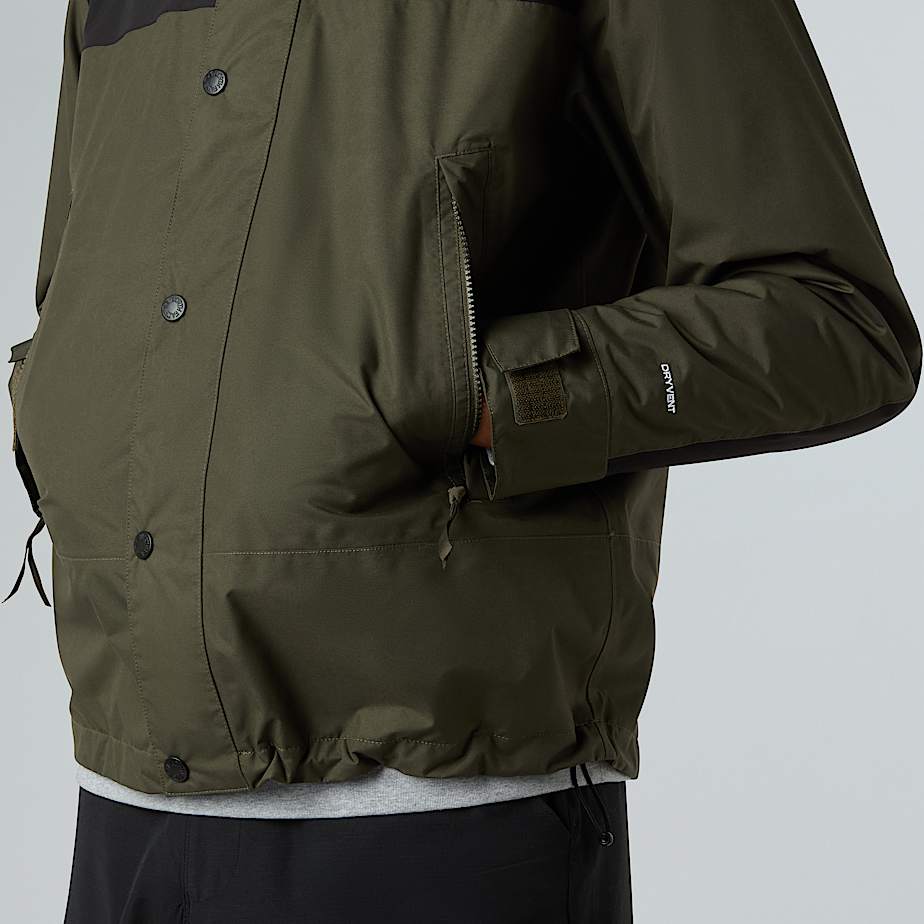 The North Face Men Reign On Jacket - AP New Taupe Green / TNF Black