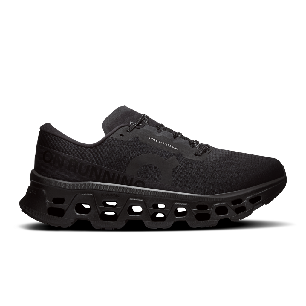 Explore On Men Cloudmonster 3 - Black / Black for trail, outdoor & lifestyle use | Liv Activ Singapore
