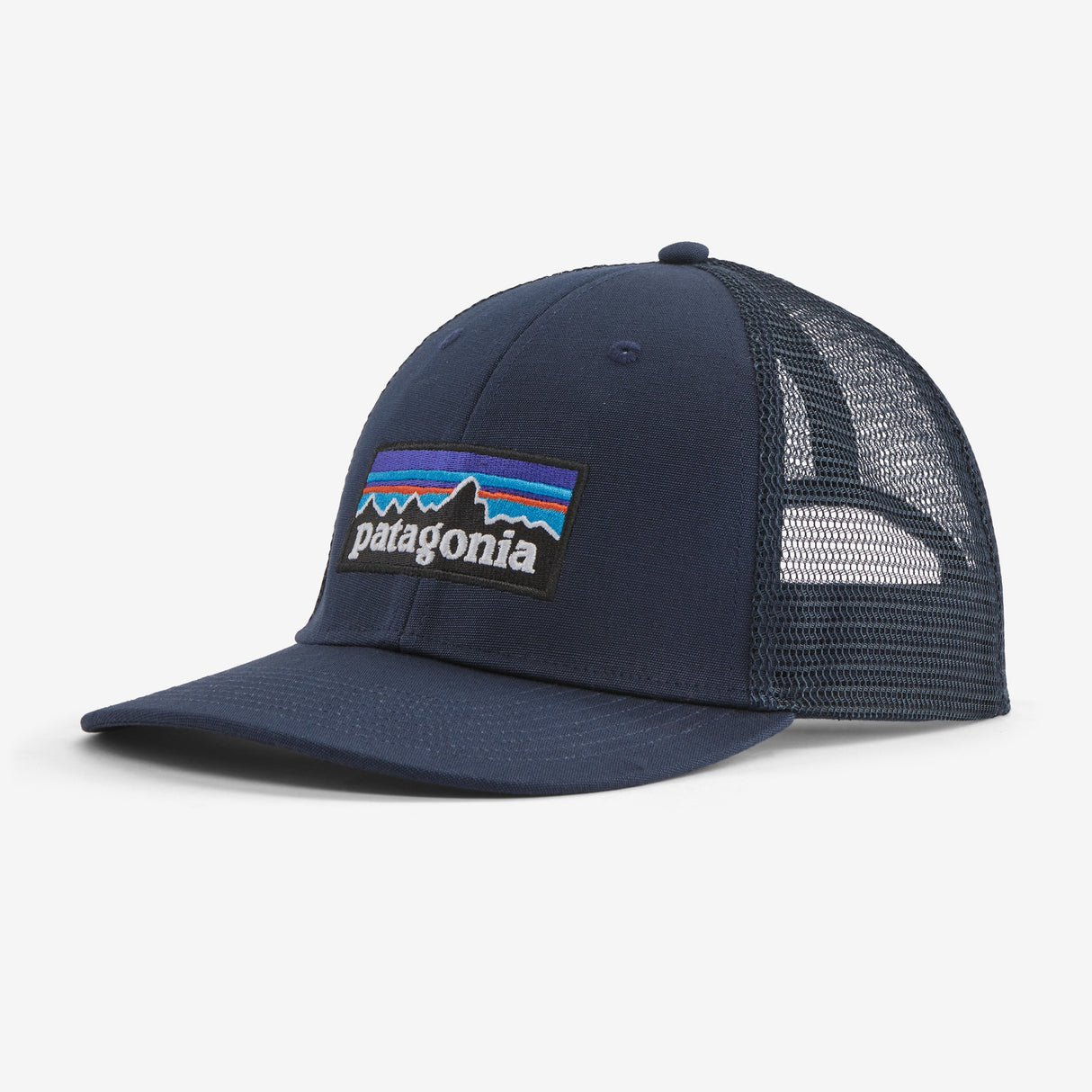 Explore Patagonia P-6 Logo LoPro Trucker Hat - 2 Colours for trail, outdoor & lifestyle use | Liv Activ Singapore