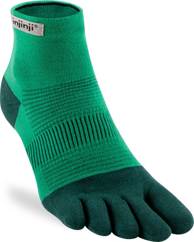 Injinji Run Lightweight Mini-Crew Coolmax - Fern