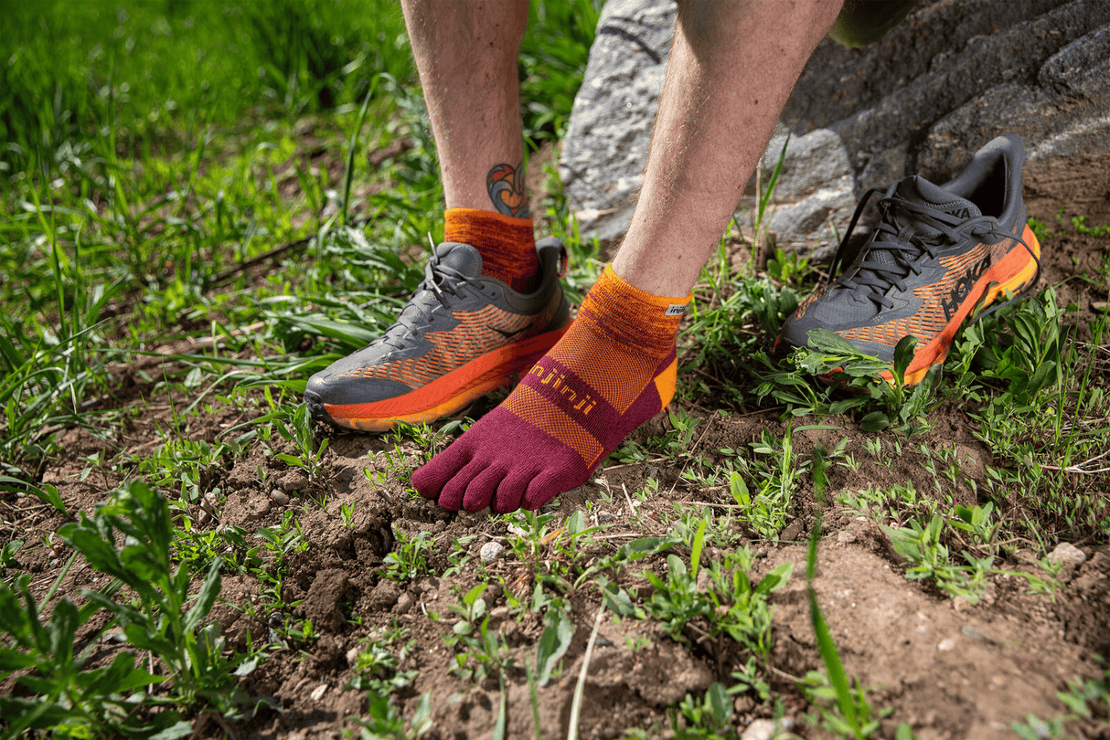 Injinji Trail Midweight Mini-Crew Coolmax - Solar
