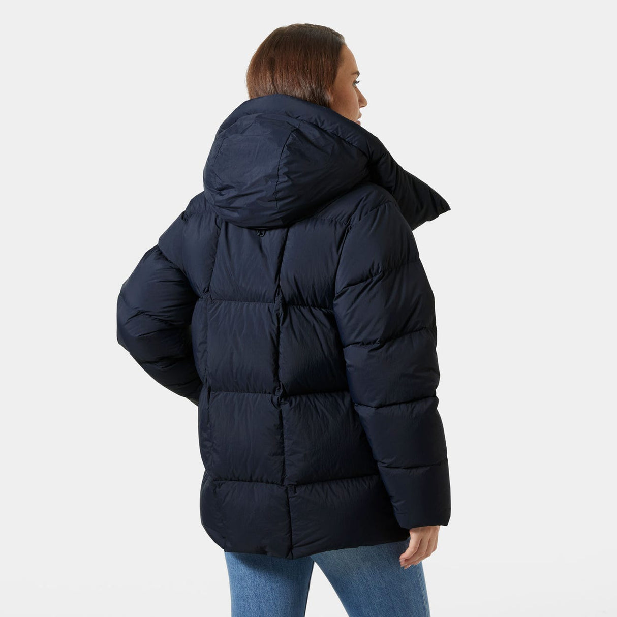 Explore Helly Hansen Women Inspire Down Puffer - Navy for trail, outdoor & lifestyle use | Liv Activ Singapore