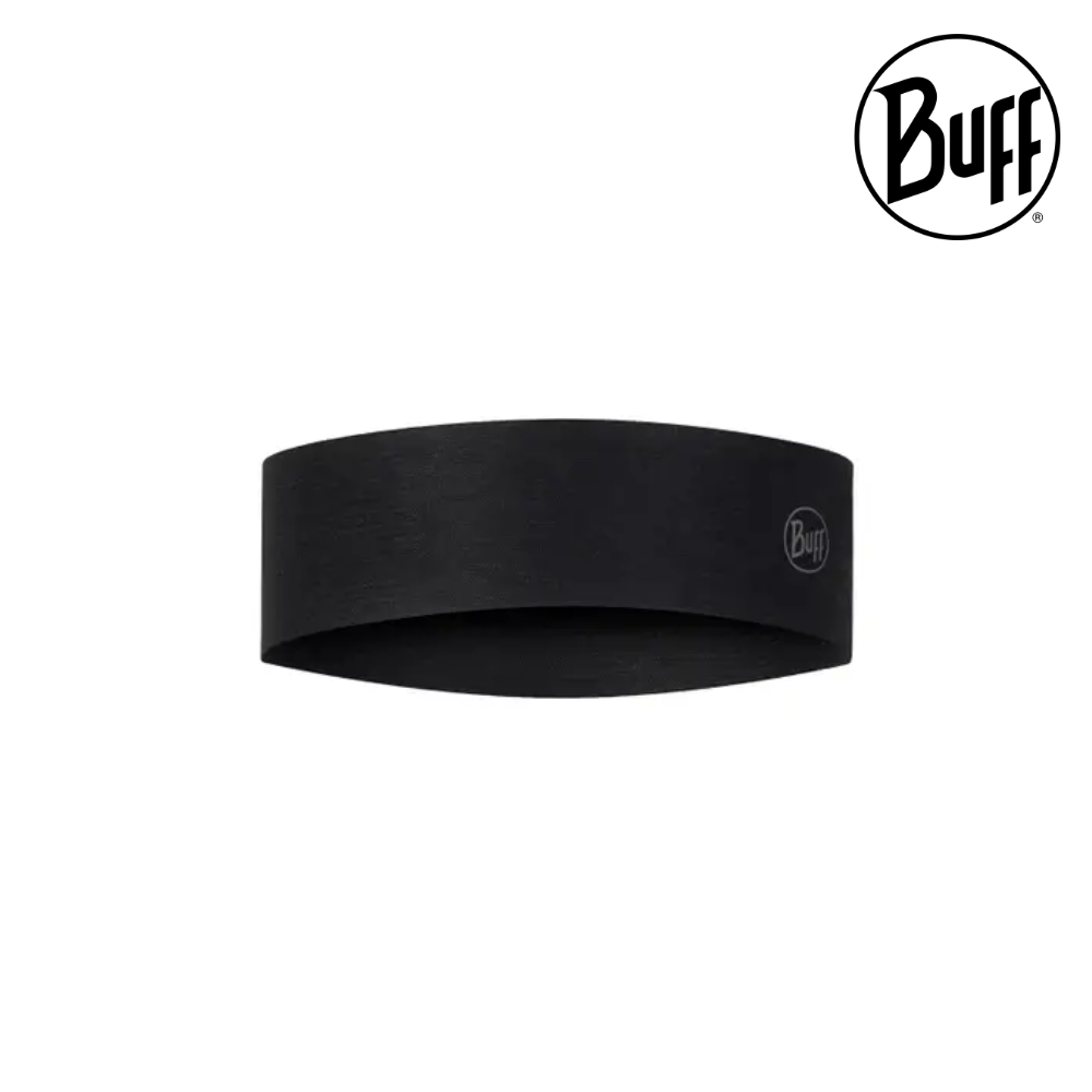 Explore BUFF® CoolNet UV Slim Headband - Solid Black OS for trail, outdoor & lifestyle use | Liv Activ Singapore