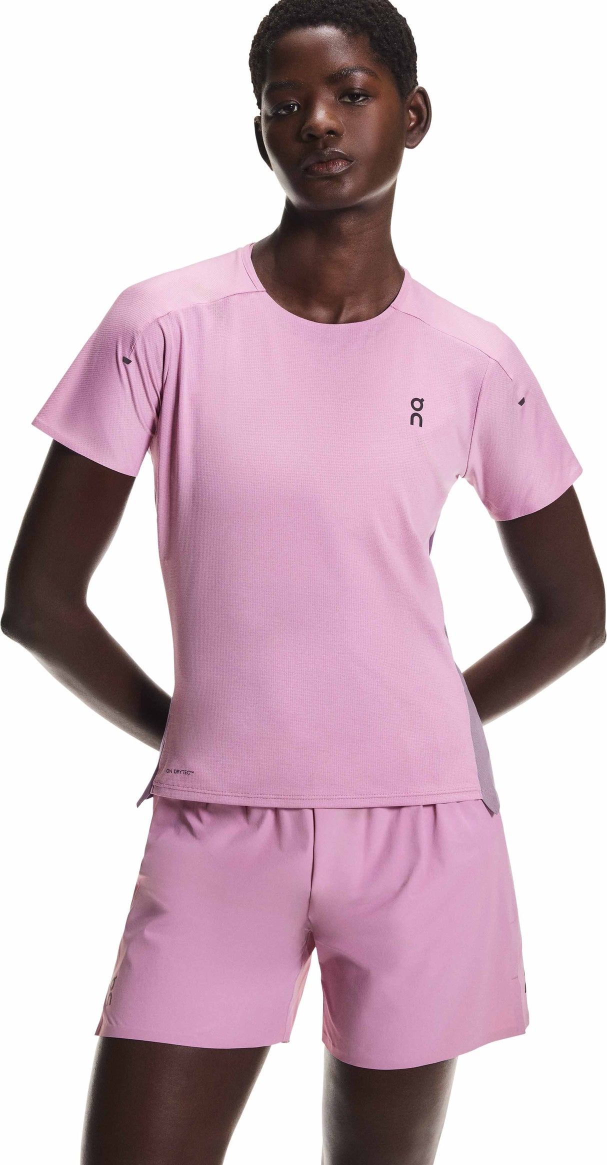 Explore On Women Performance-T - Sakura / Dewberry for trail, outdoor & lifestyle use | Liv Activ Singapore