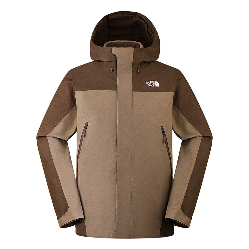 The North Face Men Blizzard Fleece GTX Triclimate Jacket - AP Mocha Brown / Smokey Brown