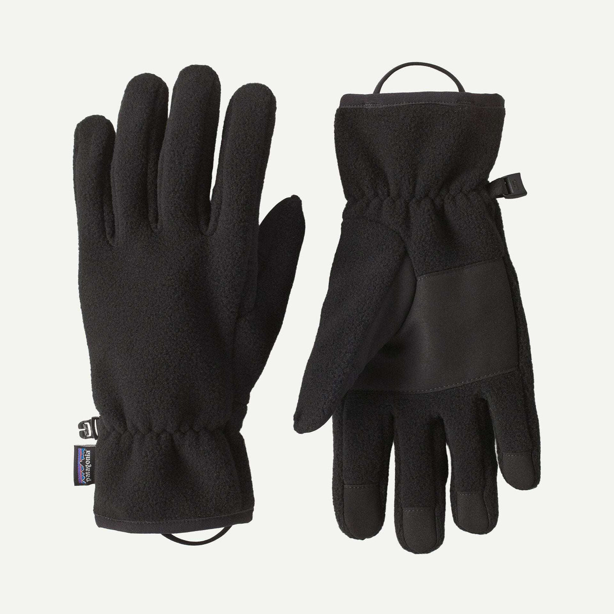 Explore Patagonia Synchilla™ Fleece Gloves - Black Solid for trail, outdoor & lifestyle use | Liv Activ Singapore