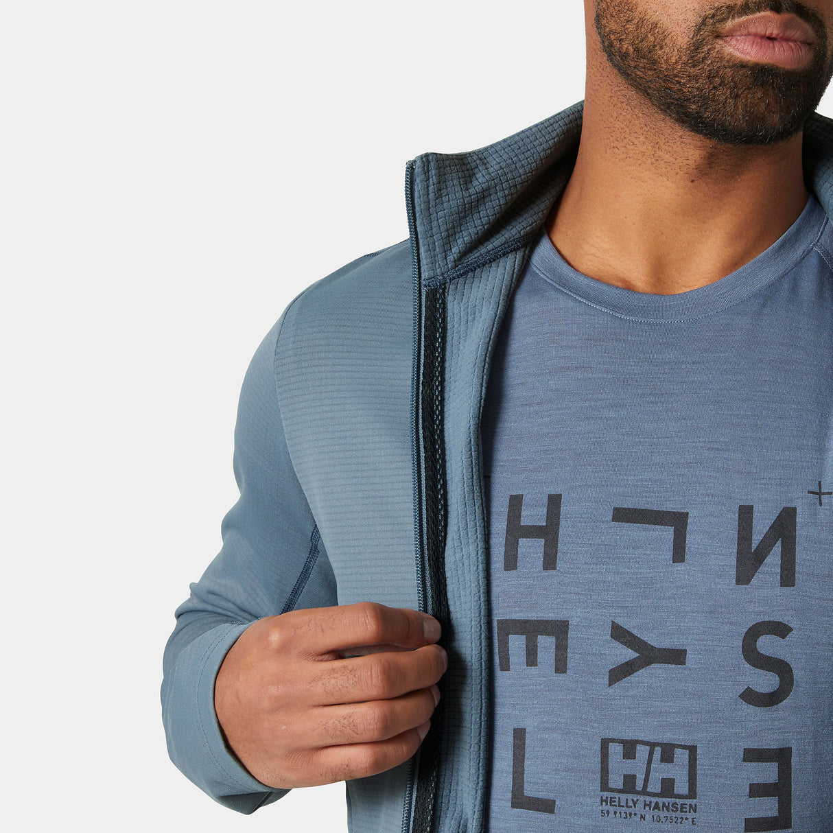 Explore Helly Hansen Men Versalite Fleece Jacket - Washed Navy for trail, outdoor & lifestyle use | Liv Activ Singapore