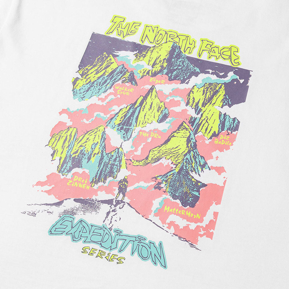 The North Face Unisex Essential Expedition Series Short Sleeve Tee Graphic - AP TNF White