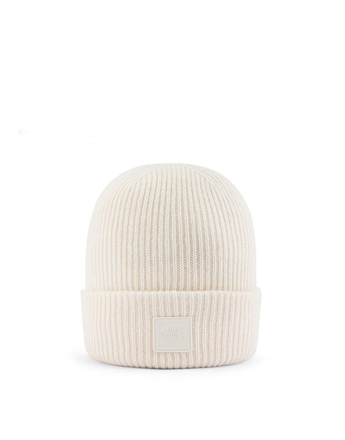 Explore The North Face Urban Patch Beanie - White Dune for trail, outdoor & lifestyle use | Liv Activ Singapore