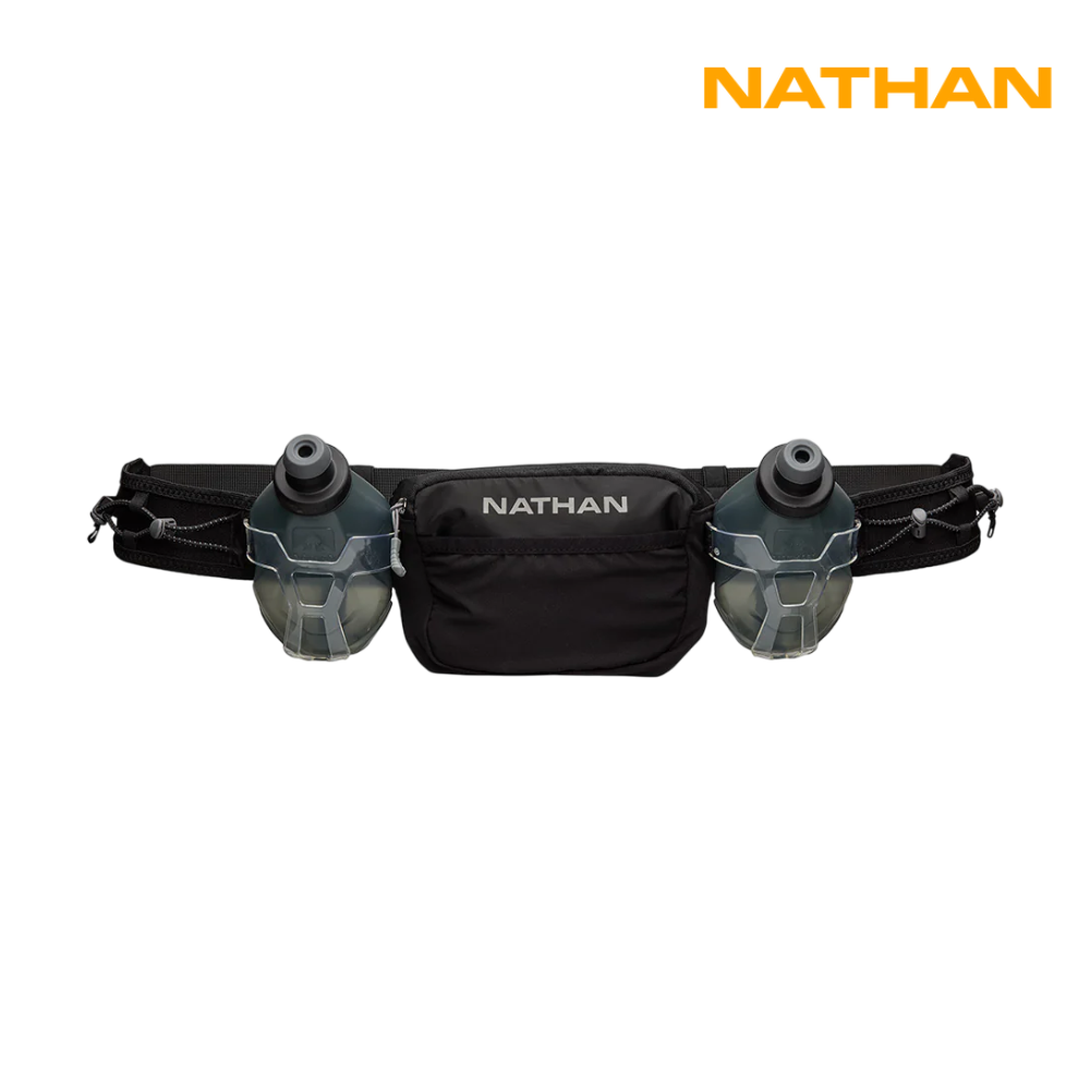 Nathan Sports Trail Mix Plus 3.0 Hydration Belt - Black / Reflective Silver