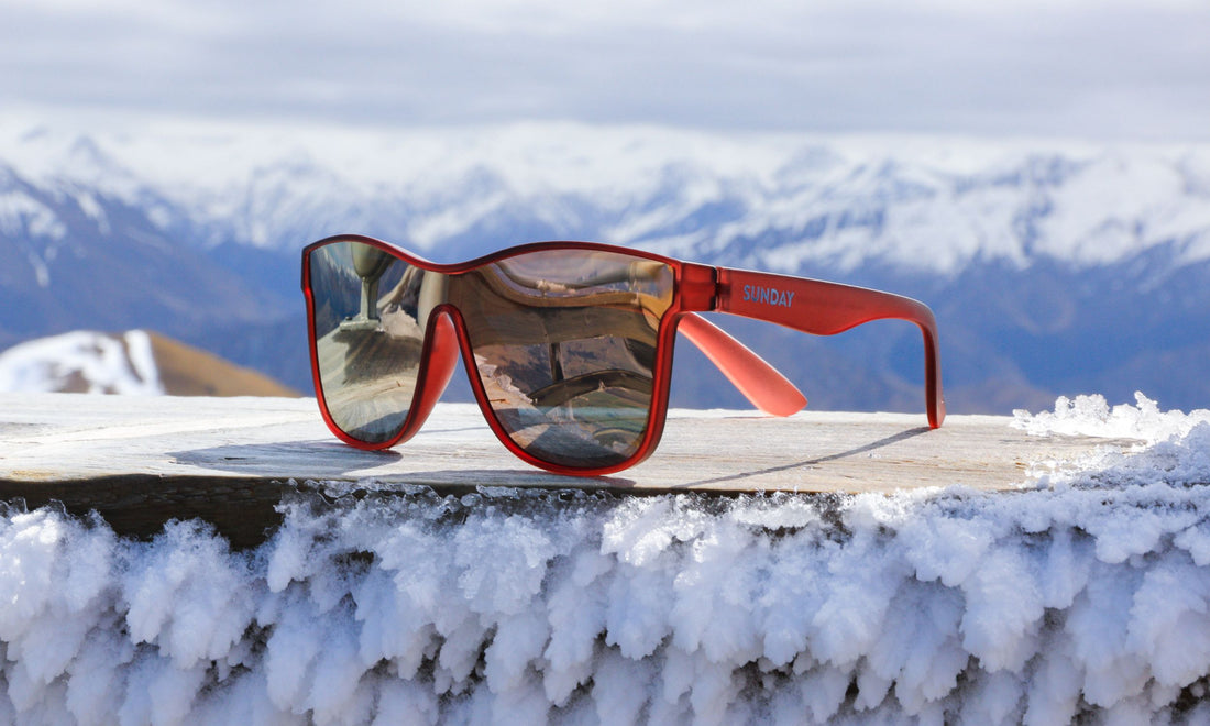 Explore Sunday Shades Flare Series Sunglasses - Sangria Surprise for trail, outdoor & lifestyle use | Liv Activ Singapore