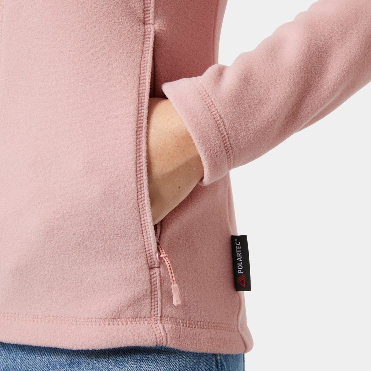 Explore Helly Hansen Women Daybreaker Fleece Jacket - Pink Salt for trail, outdoor & lifestyle use | Liv Activ Singapore