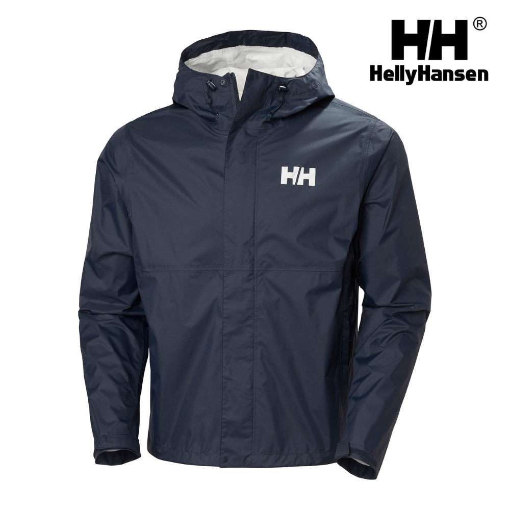 Explore Helly Hansen Men Loke Jacket - Navy for trail, outdoor & lifestyle use | Liv Activ Singapore
