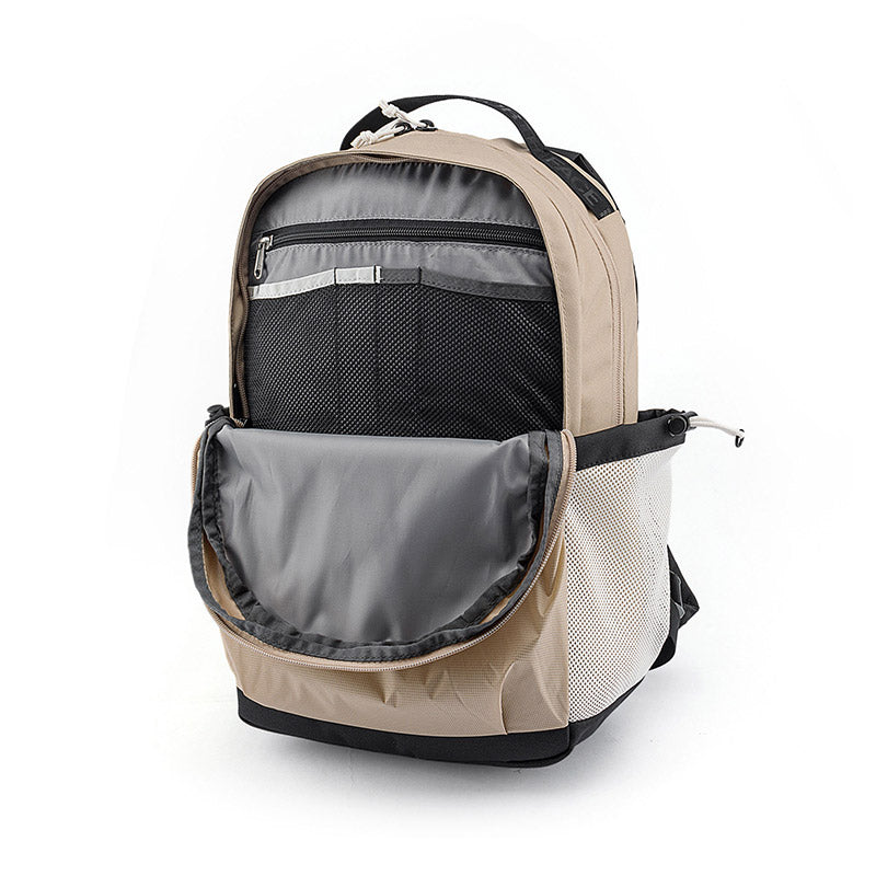 The North Face Bozer Backpack - Mushroom Grey / White Dune / TNF Black