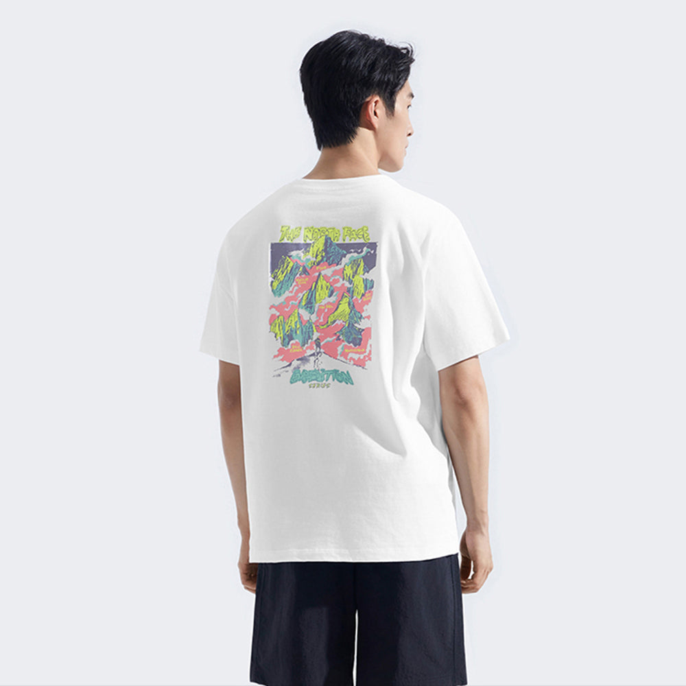 The North Face Unisex Essential Expedition Series Short Sleeve Tee Graphic - AP TNF White