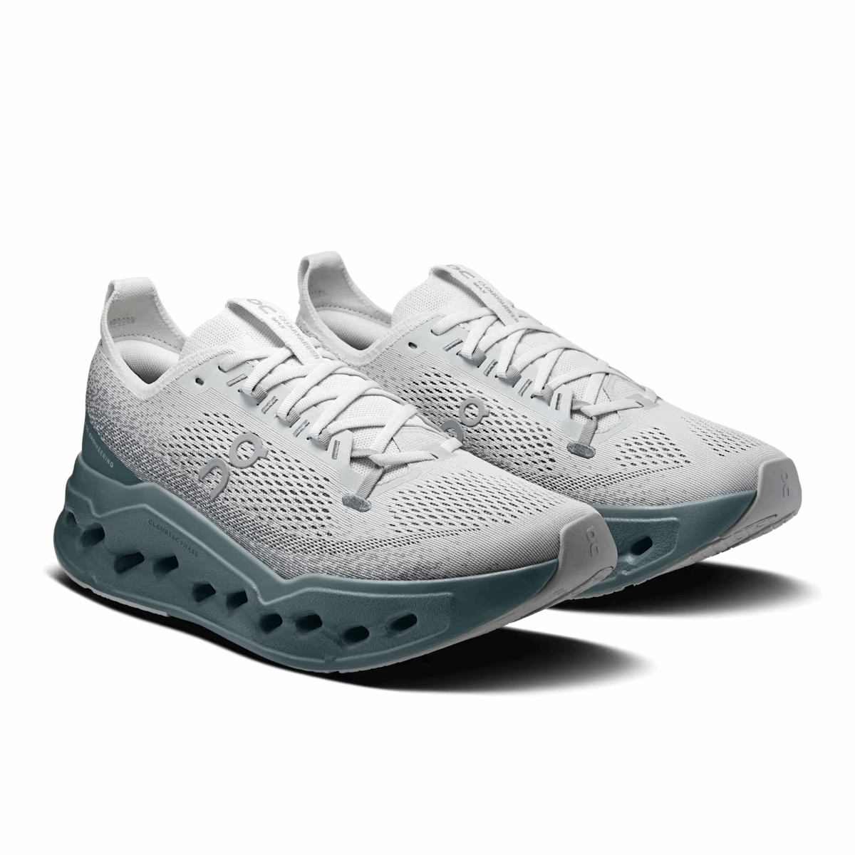 Explore On Men Cloudsurfer Max - Iceberg / Olive for trail, outdoor & lifestyle use | Liv Activ Singapore