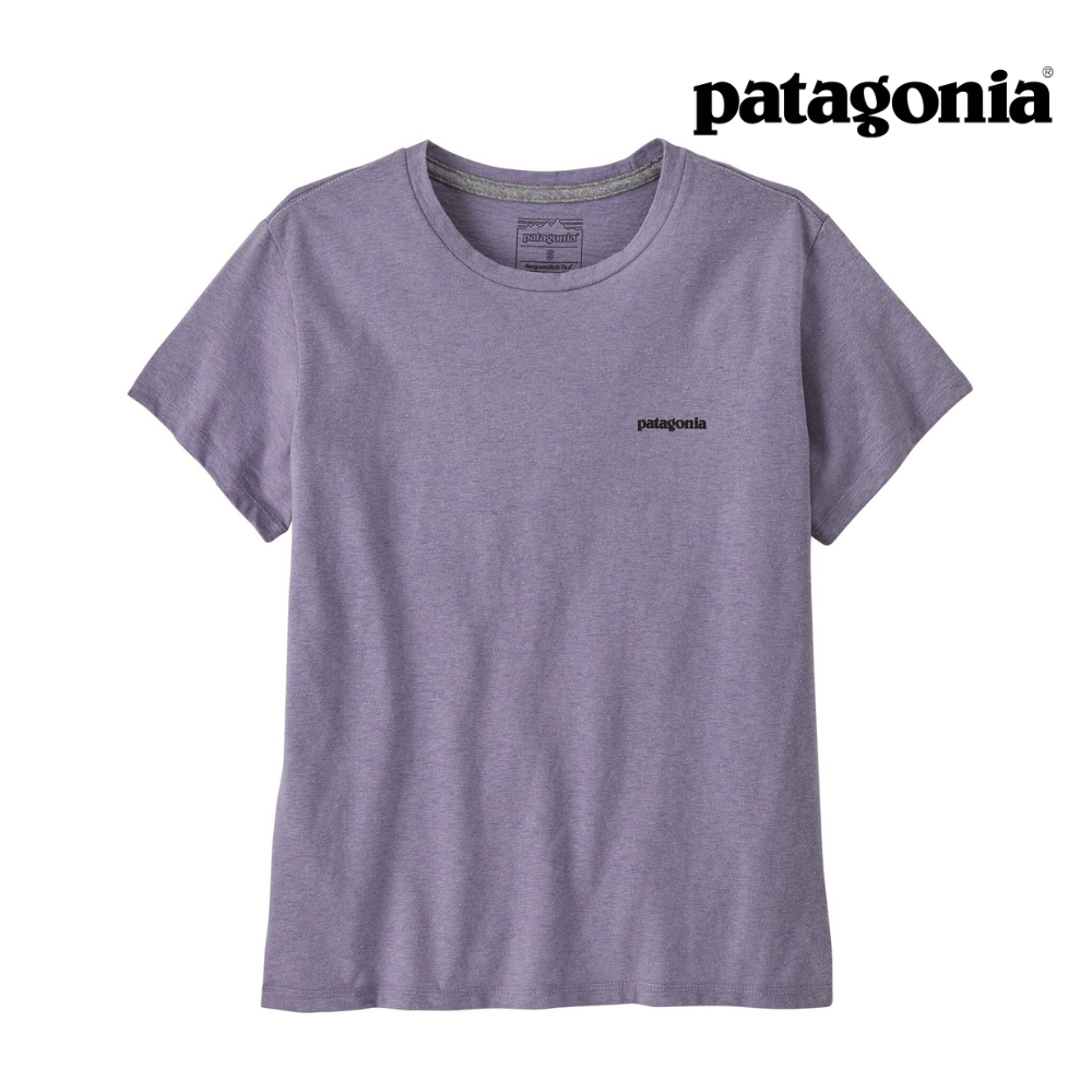 Patagonia Women P-6 Logo Responsibili-Tee - Concrete Purple