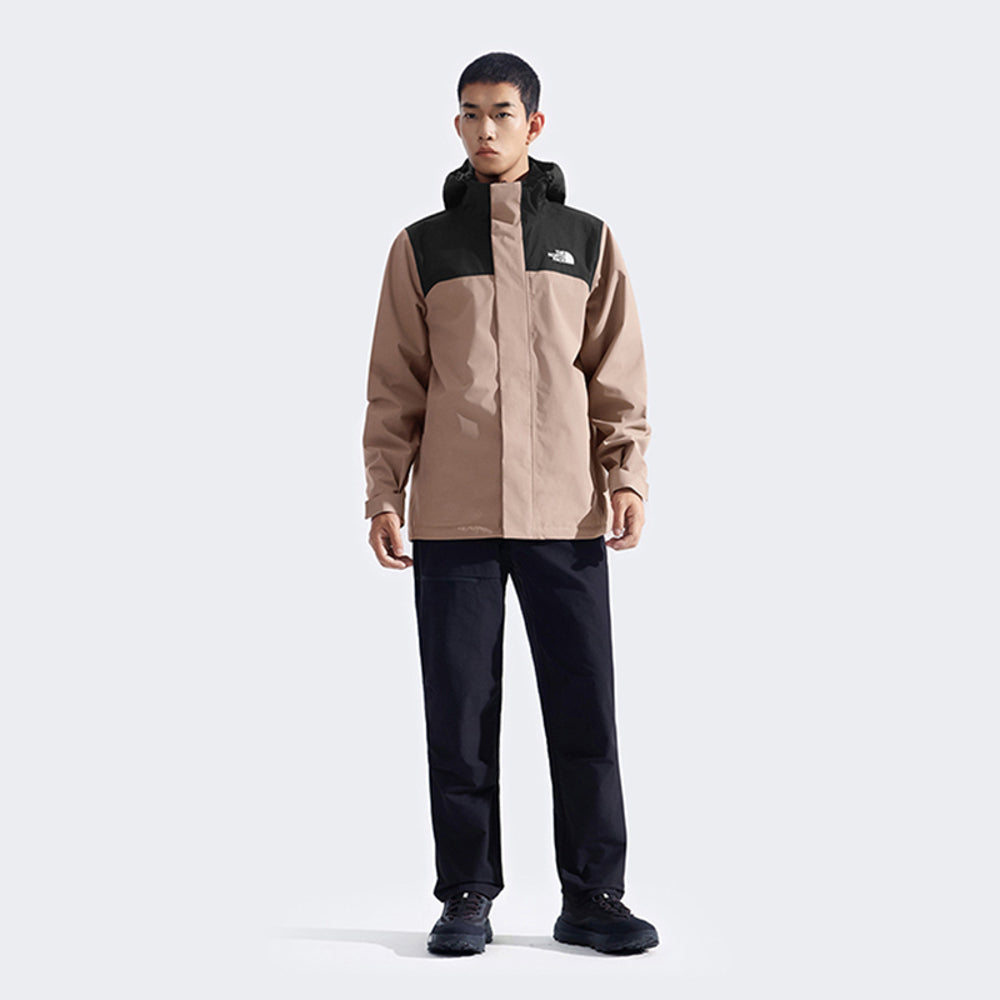 The North Face Men Sangro Dryvent Jacket 2.0 - AP Mocha Brown / TNF Black