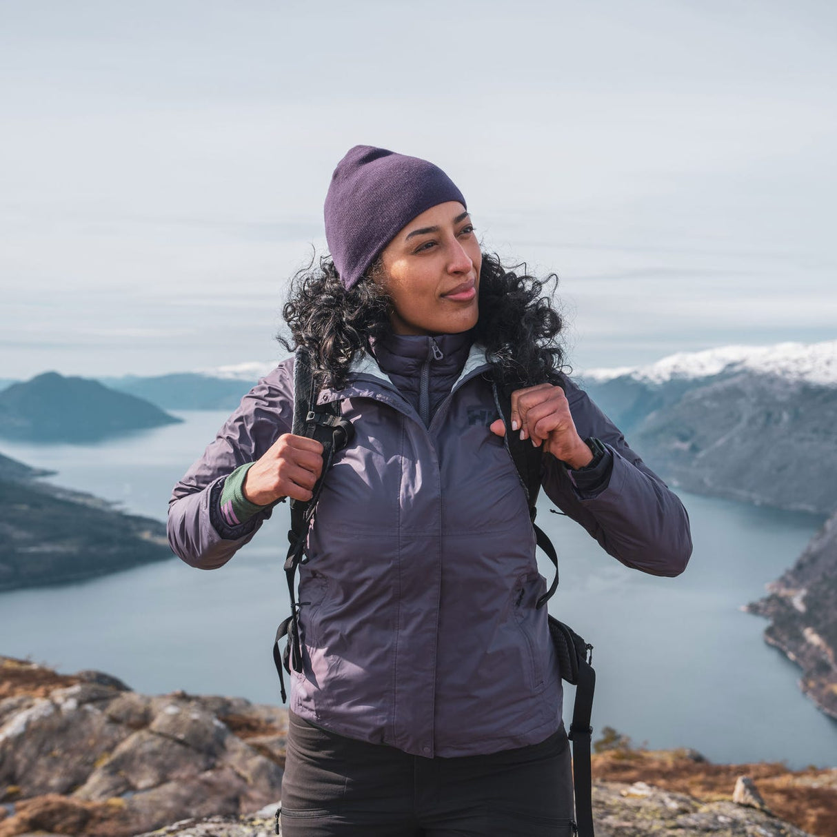 Explore Helly Hansen Women Loke Jacket 2.0 - Smoked Purple for trail, outdoor & lifestyle use | Liv Activ Singapore