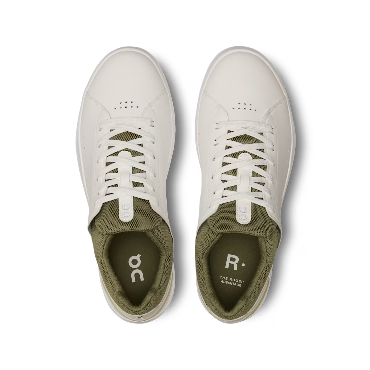 On Men The Roger Advantage - White / Olive