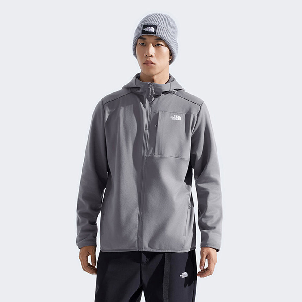 The North Face Men Performance Fleece Full Zip Hoodie - AP Smoked Pearl