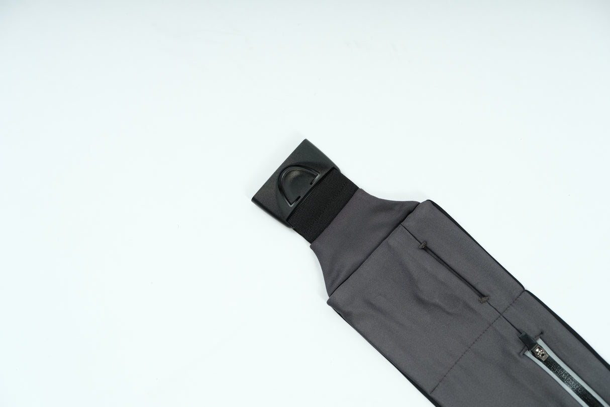 Oxygen Double Pocket Waist Belt - Grey