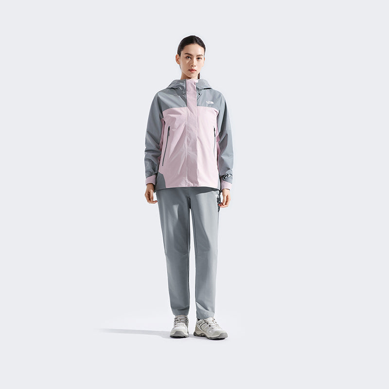 The North Face Women Blizzard Fleece GTX Triclimate Jacket - AP Pale Blossom / Monument Grey