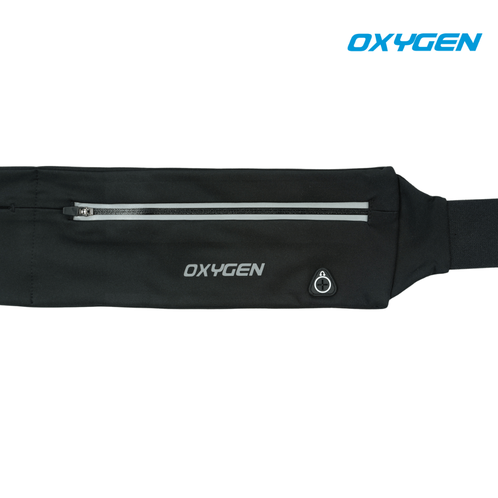 Oxygen Double Pocket Waist Belt - Black