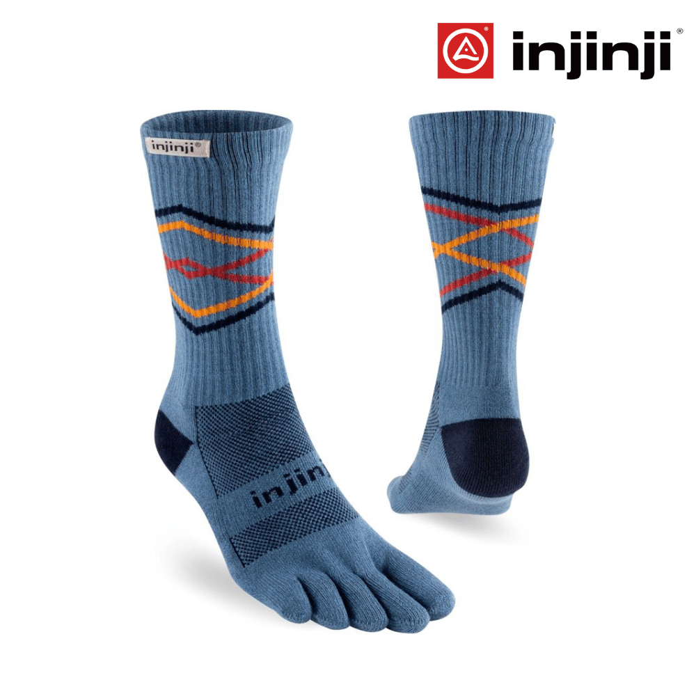 Injinji Trail Midweight Crew Coolmax - Lake
