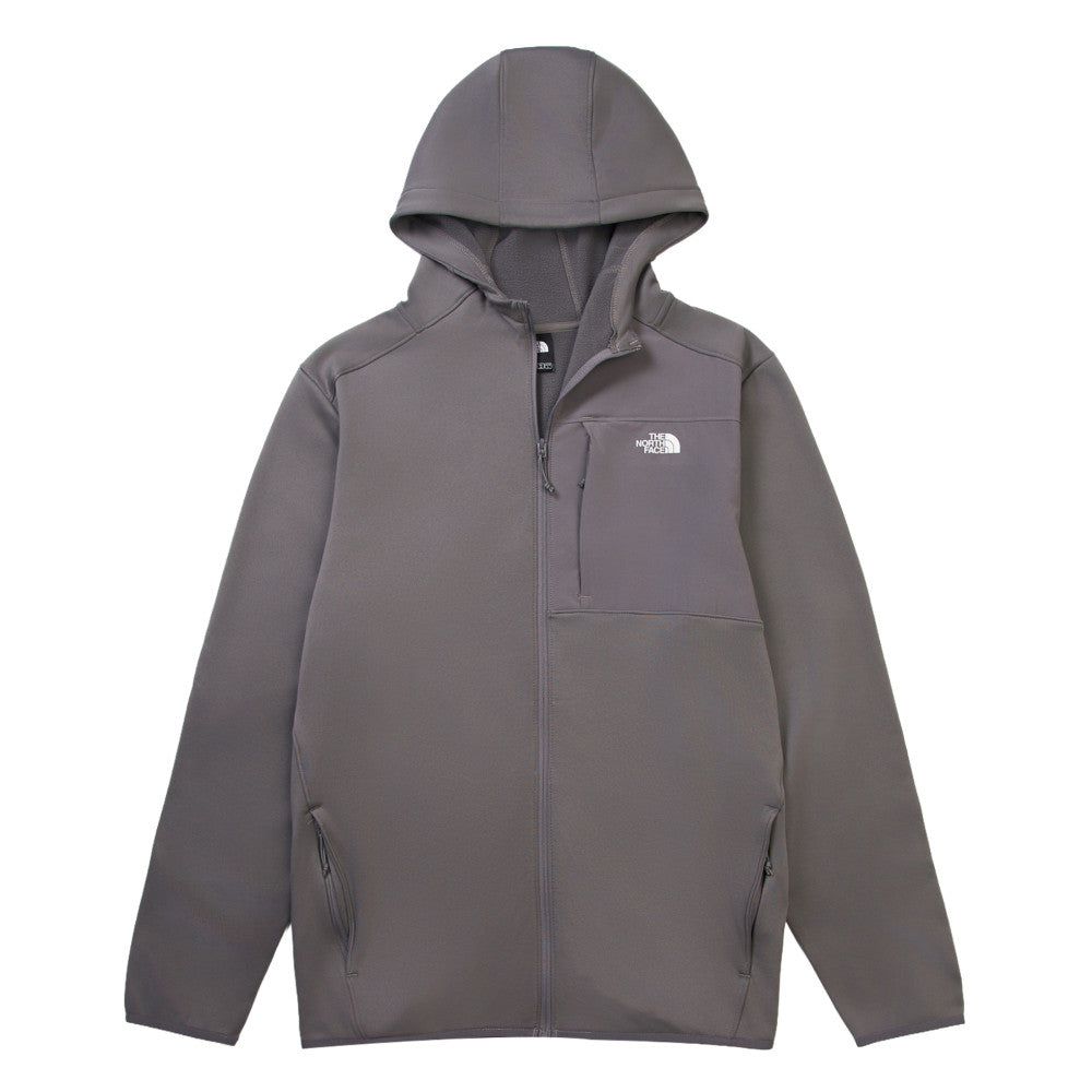 The North Face Men Performance Fleece Full Zip Hoodie - AP Smoked Pearl