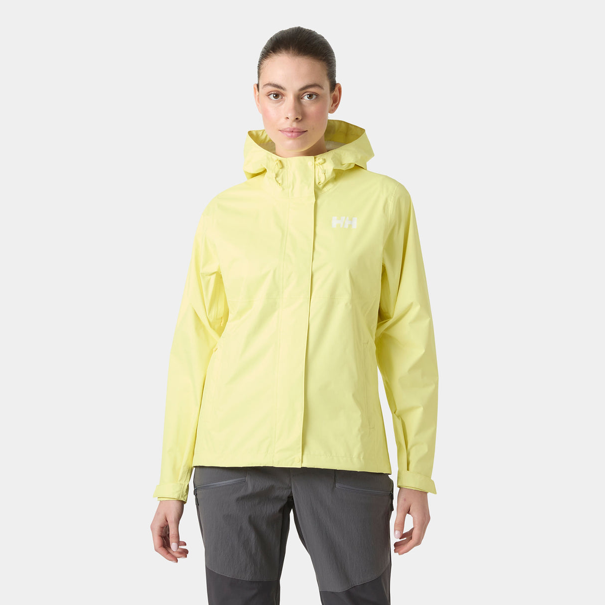Explore Helly Hansen Women Loke Jacket - Yellow Pear for trail, outdoor & lifestyle use | Liv Activ Singapore