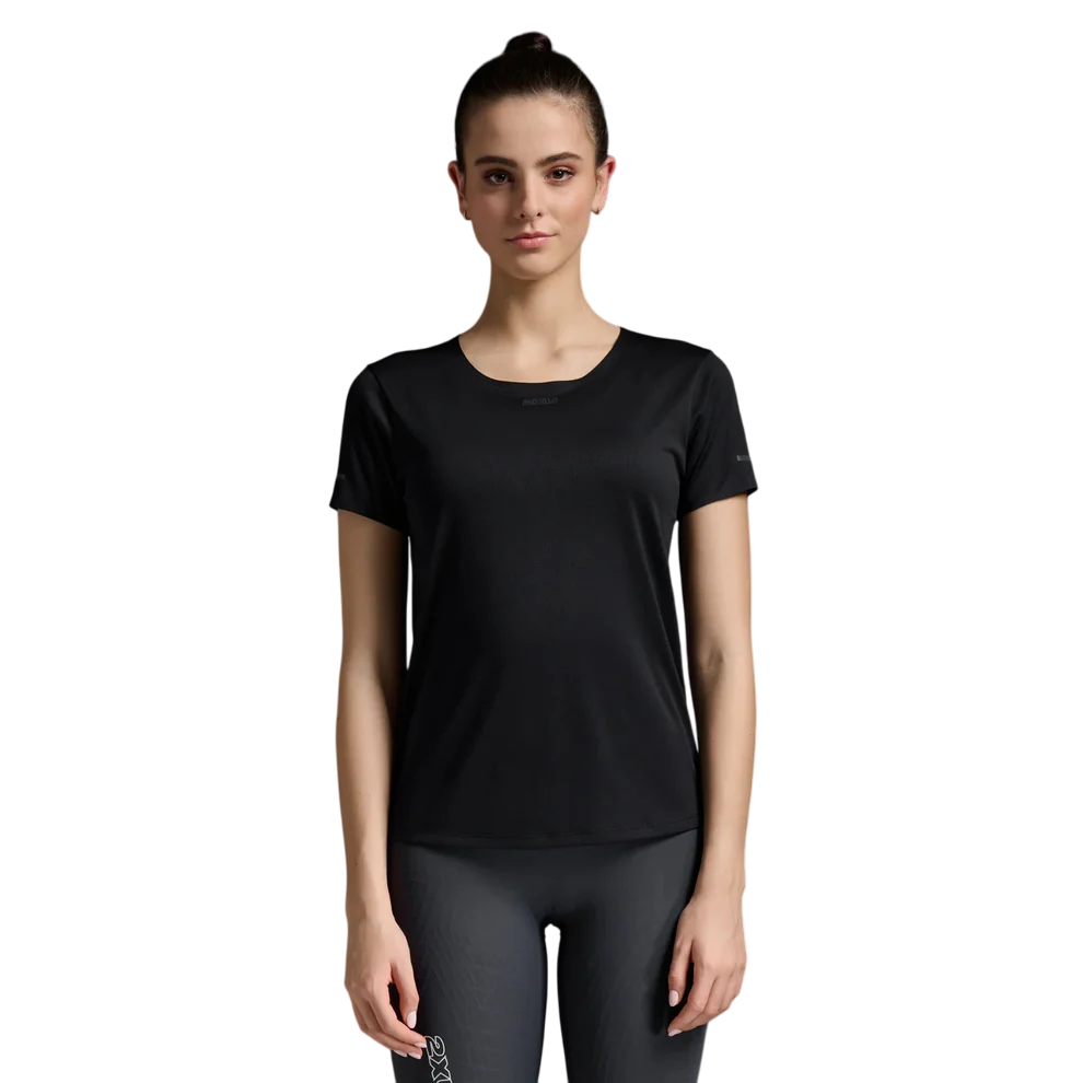 2XU Women Light Speed Tech Tee - Black / Black Reflective