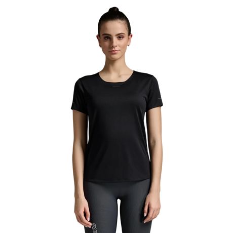 2XU Women Light Speed Tech Tee - Black / Black Reflective