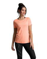 2XU Women Light Speed Tech Tee - Digital Peach / White Reflective