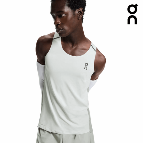 Explore On Men Performance Tank - Iceberg / Tin for trail, outdoor & lifestyle use | Liv Activ Singapore