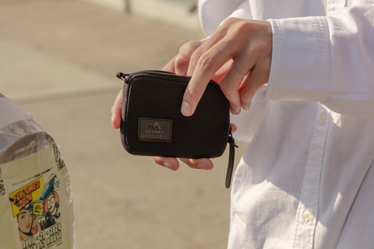Gregory Coin Wallet - Black Ballistic Light