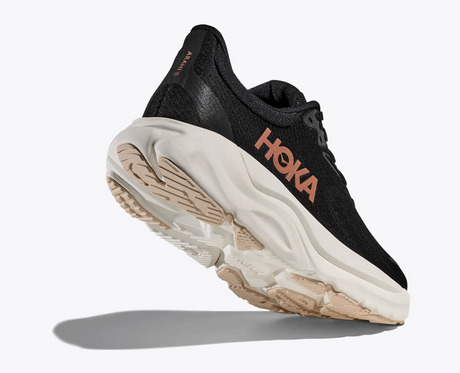 Explore HOKA Women Arahi 8 Wide - Black / Rose Gold for trail, outdoor & lifestyle use | Liv Activ Singapore