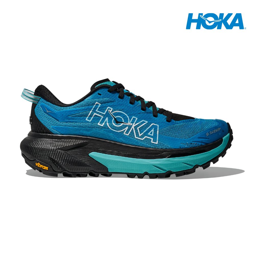 Explore HOKA Women Mafate 5 - Skyward Blue / Black for trail, outdoor & lifestyle use | Liv Activ Singapore