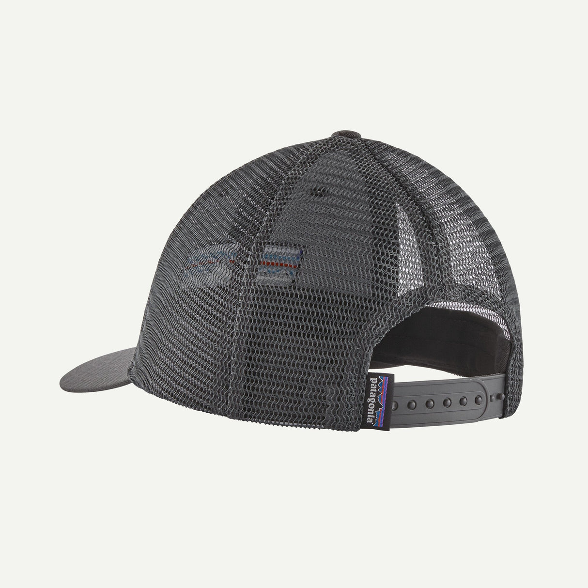 Explore Patagonia P-6 Logo LoPro Trucker Hat - Forge Grey for trail, outdoor & lifestyle use | Liv Activ Singapore