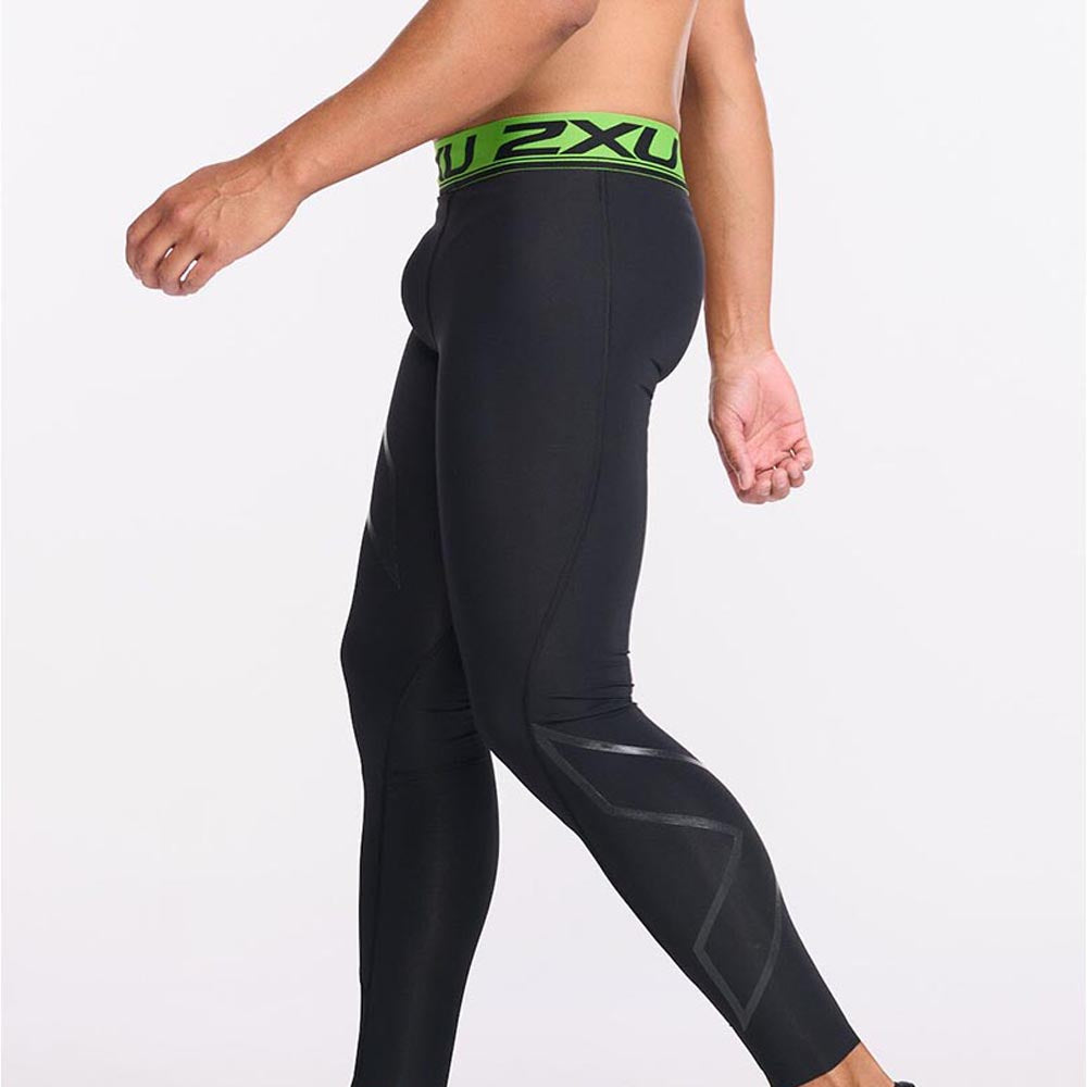 2XU Men Refresh Recovery Compression Tights - Black / Nero – Liv Activ