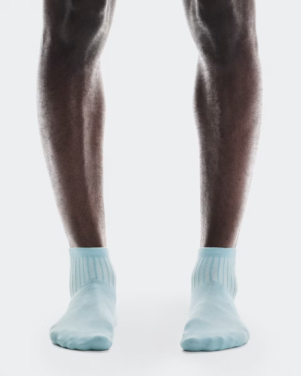 On Unisex Logo Sock Mid 3-Pack - Wash / Navy
