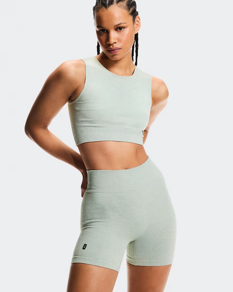 Explore On Women Studio Knit Shorts - Mineral / Heather for trail, outdoor & lifestyle use | Liv Activ Singapore